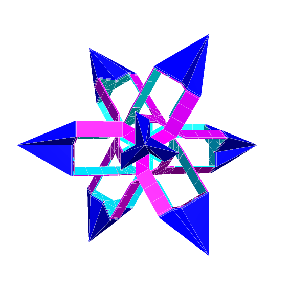 ROELOFS STAR OCTAHEDRAL POLYKNOT 1
