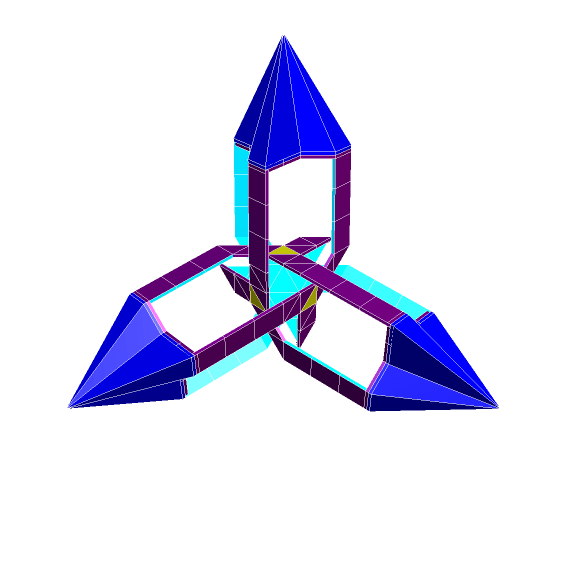 ROELOFS STAR TETRAHEDRAL POLYKNOT 1 - Image 2