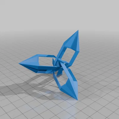 ROELOFS STAR TETRAHEDRAL POLYKNOT 1