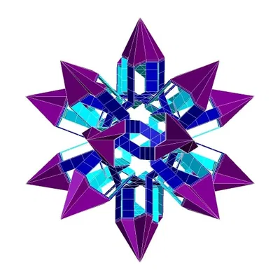 ROELOFS STAR ICOSAHEDRAL POLYKNOT 1