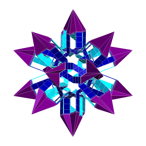ROELOFS STAR ICOSAHEDRAL POLYKNOT 1