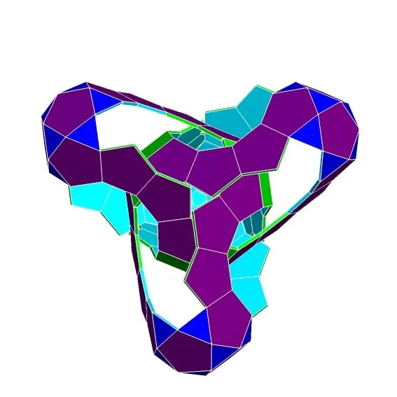 ESCHER TETRAHEDRAL POLYKNOT 1 - Image 1