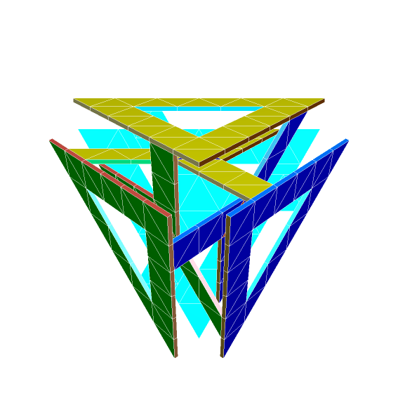 ROELOFS TETRAHEDRAL POLYKNOT 3