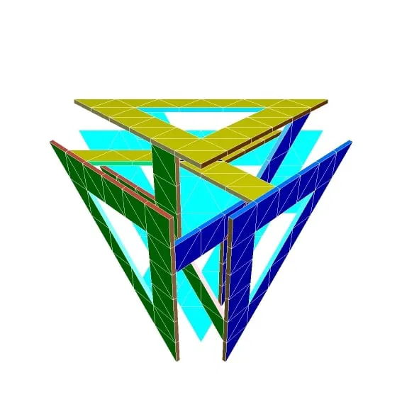 ROELOFS TETRAHEDRAL POLYKNOT 3 - Image 3