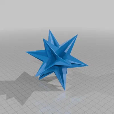 STAR DODECAHEDRON 10 – Thập nhị diện hình sao lấp lánh