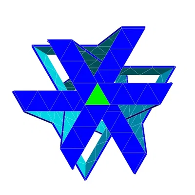 ROELOFS TETRAHEDRAL POLYKNOT 2