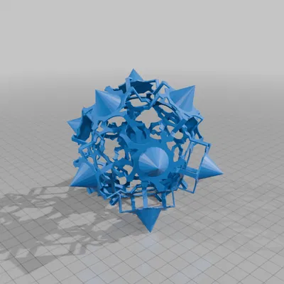ROELOFS STAR DODECAHEDRAL POLYKNOT 3