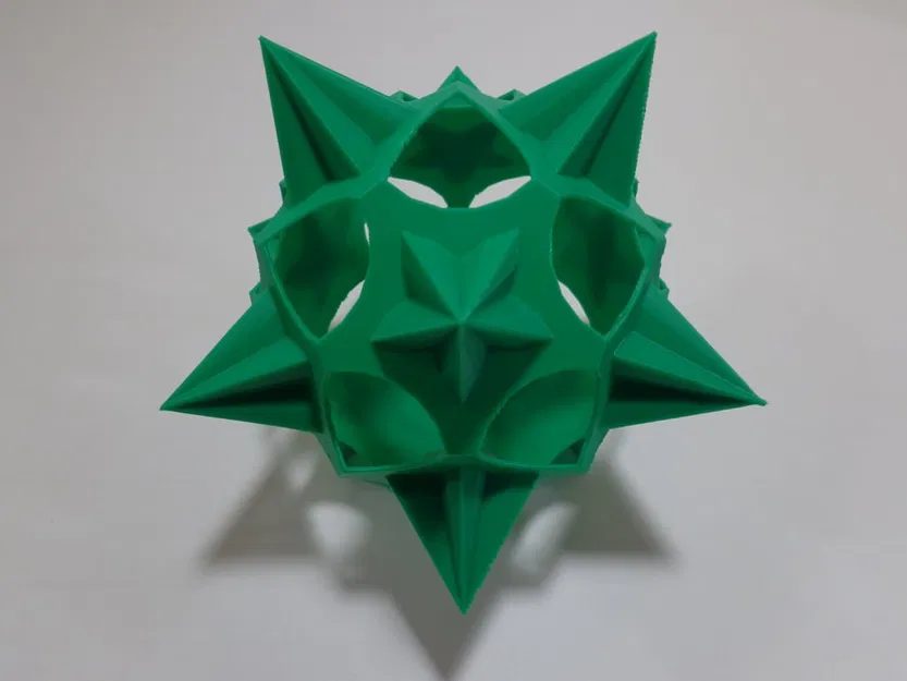 STAR DODECAHEDRON 6 – Star Dodecahedron (Math Art) - Image 1
