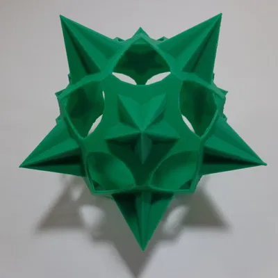 STAR DODECAHEDRON 6 – Star Dodecahedron (Math Art)