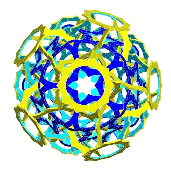 ROELOFS DODECAHEDRAL POLYLINK 3 - Image 1