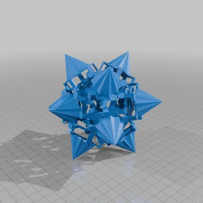 ROELOFS STAR DODECAHEDRAL POLYKNOT 1