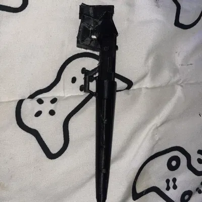 Rimworld Charge Rifle Và Stand (Đế Trưng)