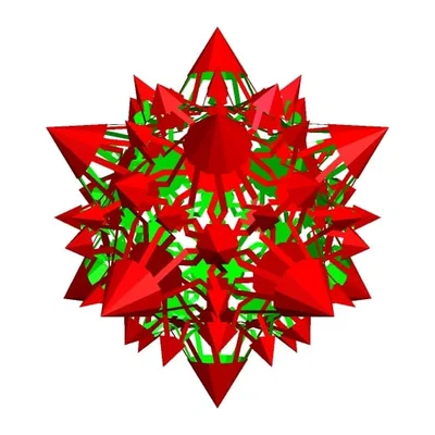 ESCHER 2.0 TRUNCATED ICOSIDODECAHEDRAL POLYKNOT 1