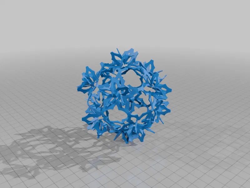 NÚT THẮT ĐA DIỆN NGÔI SAO PENTACYCLIC DODECAHEDRAL 1 - Image 1