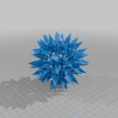 ESCHER 2.0 SNUB DODECAHEDRAL POLYKNOT 1