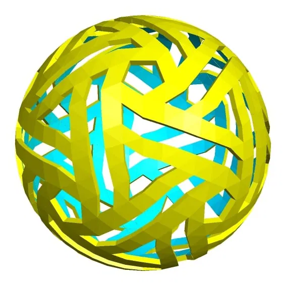 KHỐI CẦU với ĐỐI XỨNG ICOSIDODECAHEDRAL 1 - Image 2