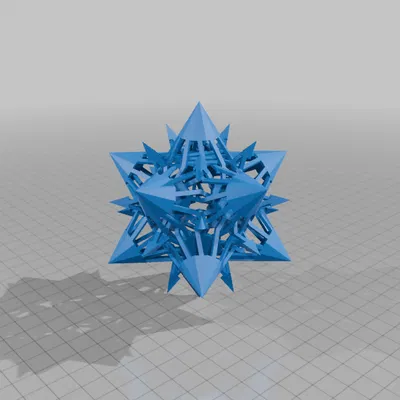 ESCHER 2.0 TRUNCATED DODECAHEDRAL POLYKNOT 1