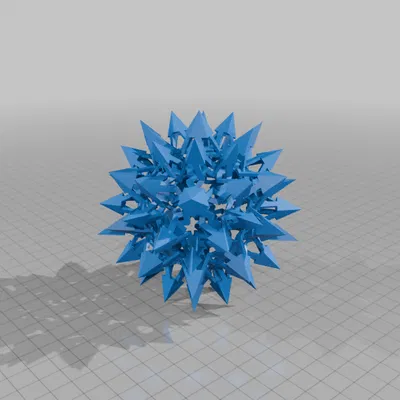 ESCHER 2.0 RHOMBICOSIDODECAHEDRAL POLYKNOT 1