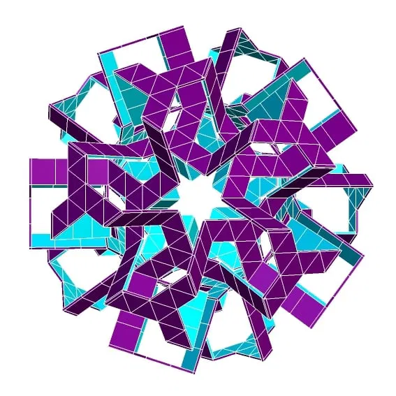 ROELOFS ICOSAHEDRAL POLYKNOT 2 - Image 2