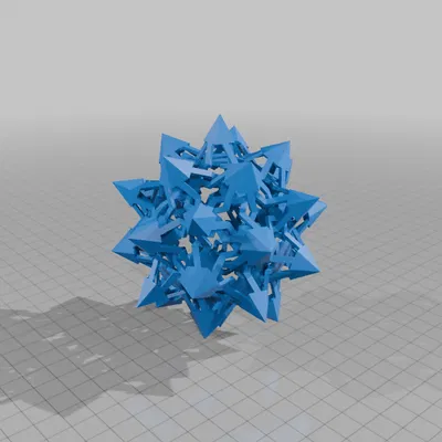 ESCHER 2.0 STAR TRUNCATED ICOSAHEDRAL POLYKNOT 1