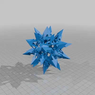 ESCHER 2.0 STAR ICOSIDODECAHEDRAL POLYKNOT 1