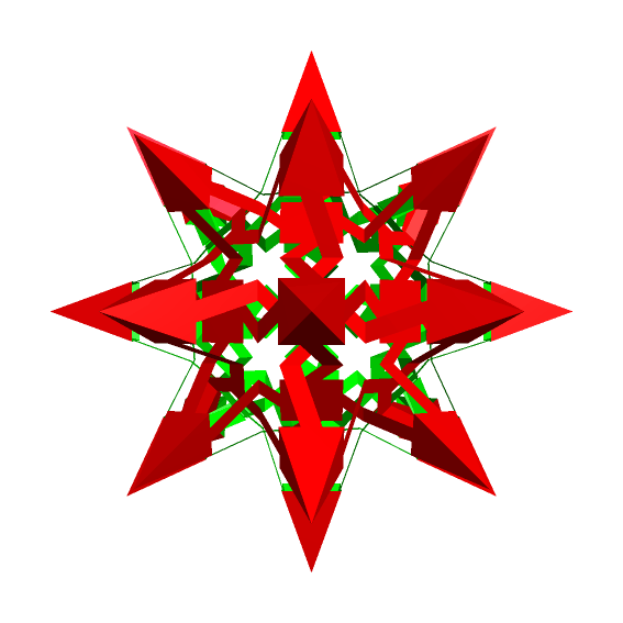 ESCHER 2.0 STAR RHOMBICUBOCTAHEDRAL POLYKNOT 1 - Thumbnail 1