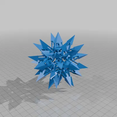 ESCHER 2.0 STAR SNUB CUBIC POLYKNOT 1