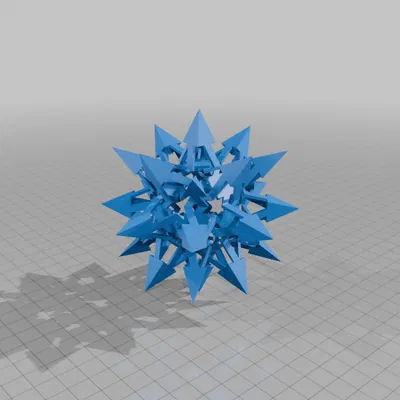 ESCHER 2.0 STAR RHOMBICUBOCTAHEDRAL POLYKNOT 1