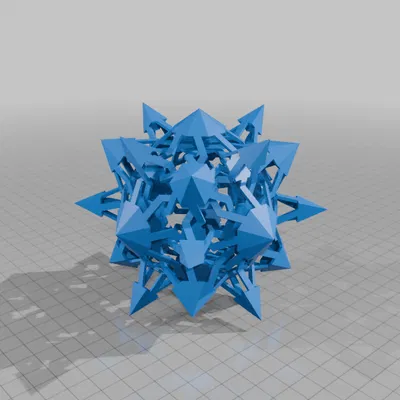 ESCHER 2.0 STAR TRUNCATED CUBOCTAHEDRAL POLYKNOT 1