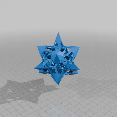 ESCHER 2.0 TRUNCATED OCTAHEDRAL POLYKNOT 1