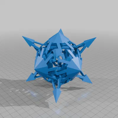 ESCHER 2.0 STAR TRUNCATED CUBIC POLYKNOT 1