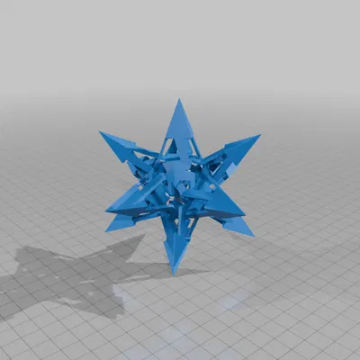 ESCHER 2.0 STAR CUBOCTAHEDRAL POLYKNOT 1