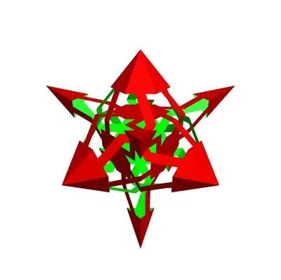 ESCHER 2.0 STAR TRUNCATED TETRAHEDRAL POLYKNOT 1