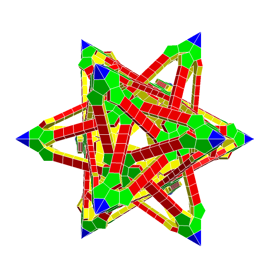 Escher Star Dodecahedral Polyknot 5