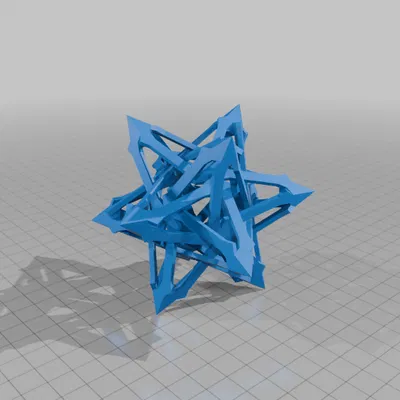 Escher Star Dodecahedral Polyknot 5