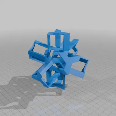 ROELOFS OCTAHEDRAL POLYKNOT 2 (Polyknot bát diện Roelofs)
