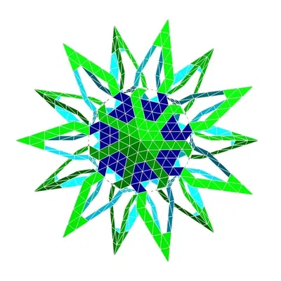 ESCHER HEPTAGONAL ANTIPRISMIC POLYKNOT 1