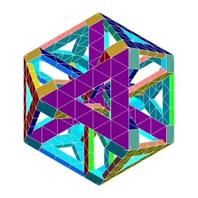 SEGERMAN CUBOCTAHEDRAL POLYKNOT 1