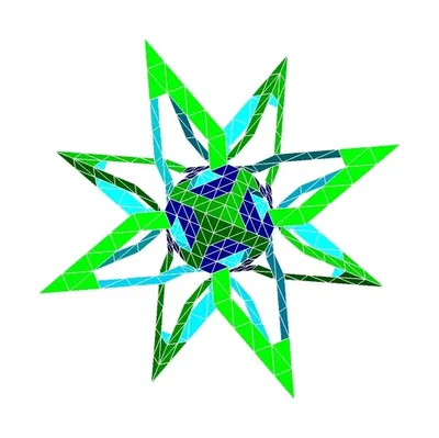 ESCHER SQUARE ANTIPRISMIC POLYKNOT 1