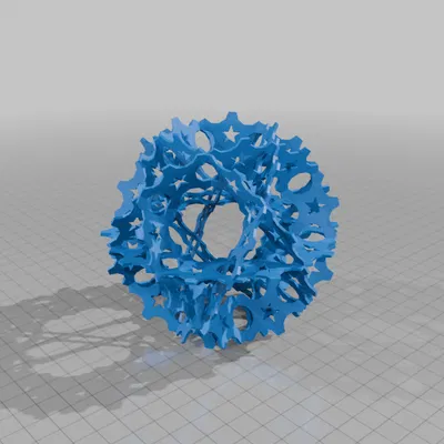 HOLDEN-KEPLER ICOSIDODECAHEDRAL NOLID 3