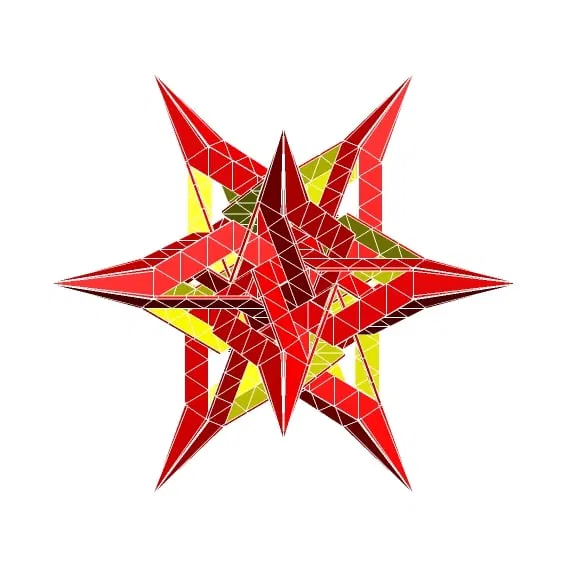 ESCHER STAR ICOSAHEDRAL POLYKNOT 2 - Image 1