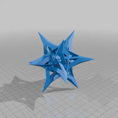 ESCHER STAR ICOSAHEDRAL POLYKNOT 2