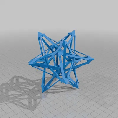 Mô hình DODECAHEDRAL POLYKNOT HÌNH SAO ESCHER 15