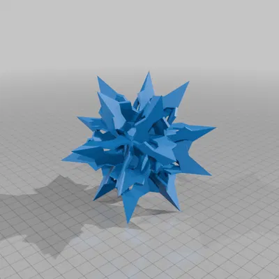 ESCHER STAR ICOSAHEDRAL POLYKNOT 2