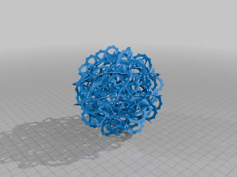 NESTED ESCHER STAR DODECAHEDRAL POLYLINKNOT 3 - Image 1