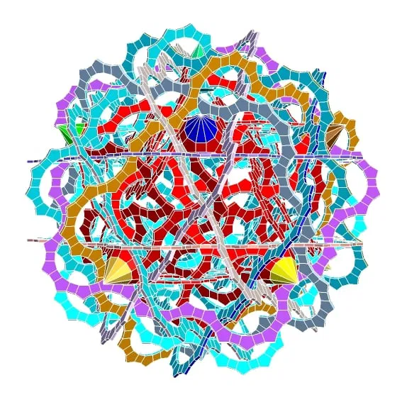 NESTED ESCHER STAR DODECAHEDRAL POLYLINKNOT 3 - Image 2