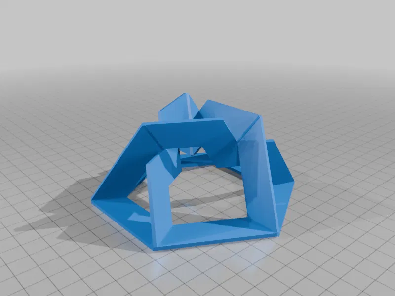 Nút Trefoil Cupolar Tam Giác 1 (TRIANGULAR CUPOLAR TREFOIL KNOT 1) - Image 2