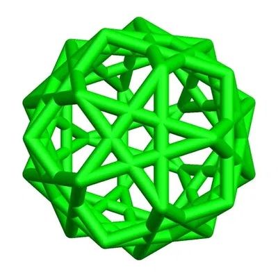 CYLINDER STAR DODECAHEDRON 1 – Khối đa diện sao từ ống trụ