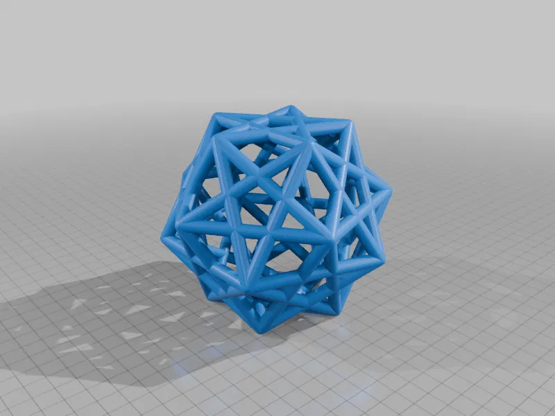 CYLINDER STAR DODECAHEDRON 1 – Khối đa diện sao từ ống trụ - Image 2