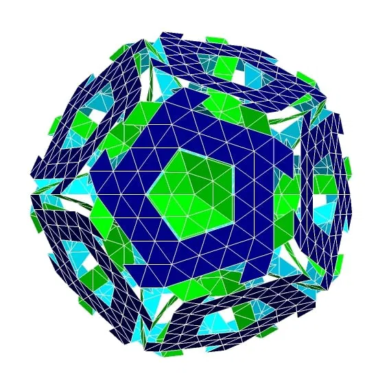 INVERTED ESCHER STAR DODECAHEDRAL POLYKNOT 1 - Image 2